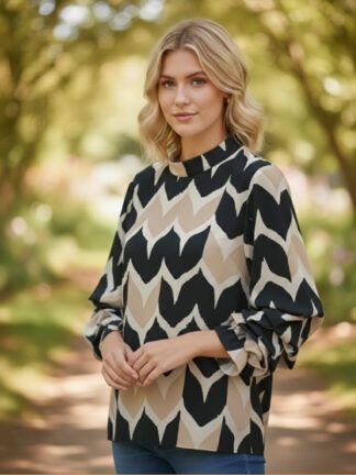 Blusa Chevron