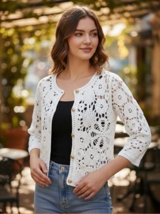 Chaqueta Crochet