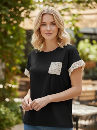 Camiseta Crochet Pocket