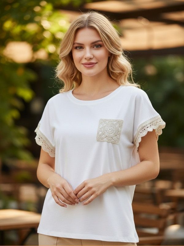 Camiseta Crochet Pocket - Imagen 2
