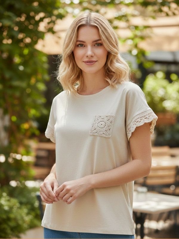 Camiseta Crochet Pocket - Imagen 3
